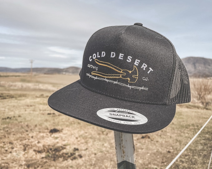 Barbed Wire Old School Trucker Hat // Rodeo Fashion // Vintage Etsy