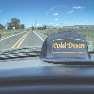Vintage Cold Desert Trucker Cap // Western Style // Trucker Hat // Gifts for Him // Snapback hat