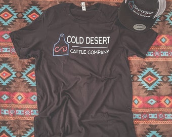 Cold Desert Cattle Company Short-Sleeve Unisex T-Shirt // Rodeo Fashion // Western Inspired // Punchy Tee // Western Graphic Shirt // Ranch