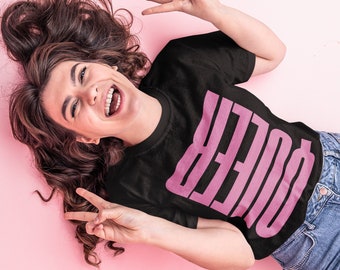 QUEER Unisex Tee - High Quality Tshirt - Pink Queer Tee, LGBTQ, LGBT, Non-binary