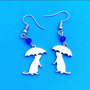 rat earrings dangle, rat accessories, rat jewellery, rat lovers gift, mouse earrings, rat gifts for her rat mum, dangle animal earrings,