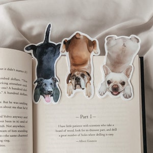 Custom Pet Bookmark, Dog, Cat, For men, For Women, Personalized, from photo, gift, Dog mom, Pet gift, Book Lover, memorial, pet loss, reader