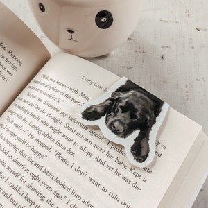 Custom Pet Bookmark, Dog, Cat, For men, For Women, Personalized, Magnet, from photo, Book Marks, Dog mom, Pet gift, Book Lover, memorial