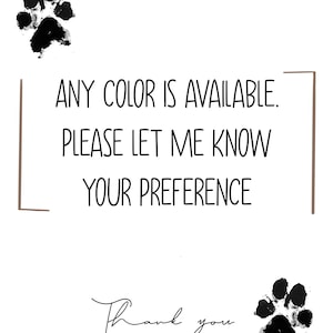 Custom nose print pet loss print, pet loss gift, pet adoption gift, memorial gift, sentimental gift, pet wall decor, dog mom, paw print image 7