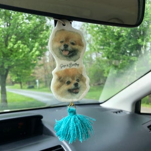 Custom Pet Photo Car Air Freshener Essential Oil Scent - Etsy