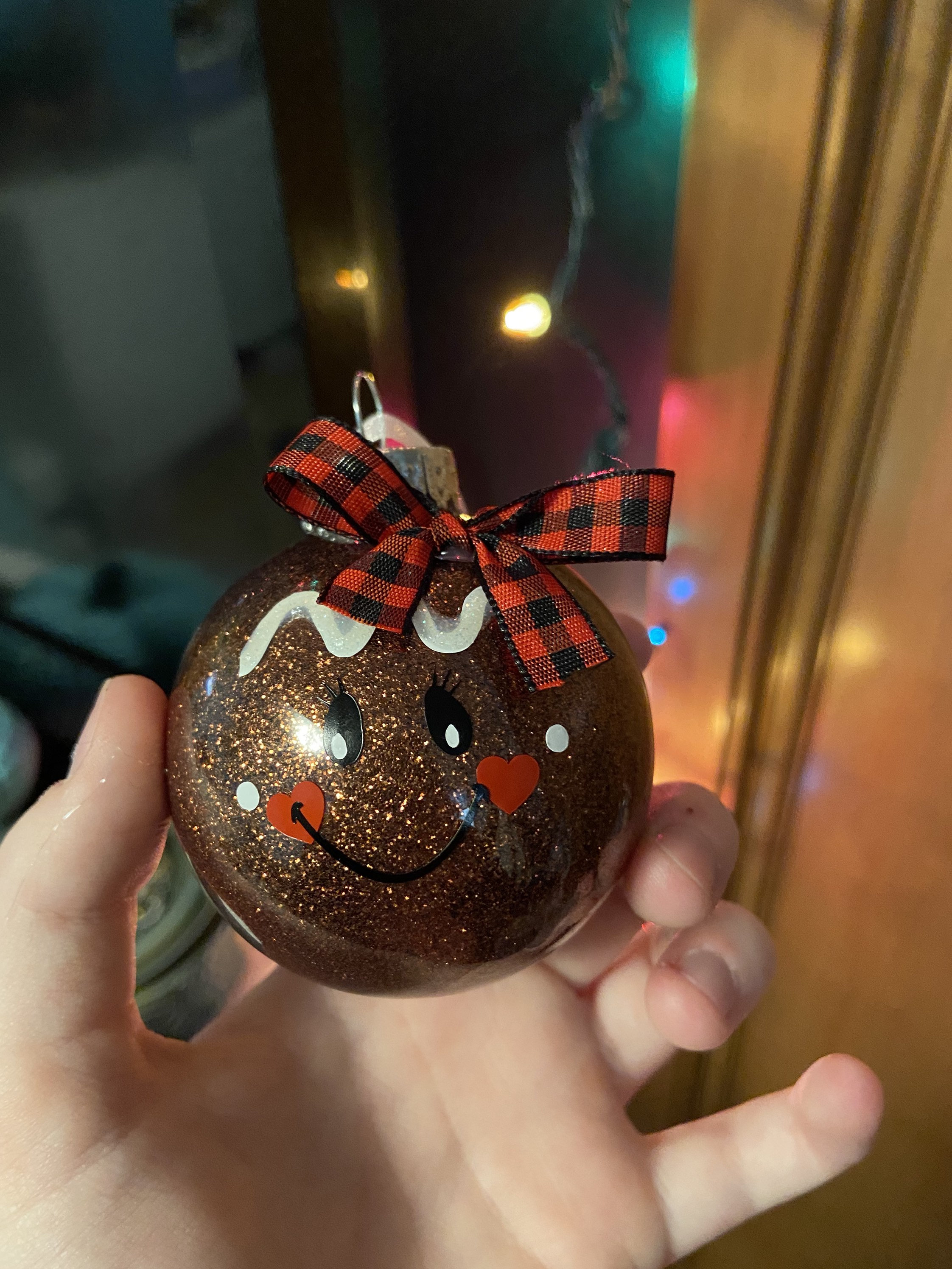Gingerbread Man and Woman Christmas Ornaments
