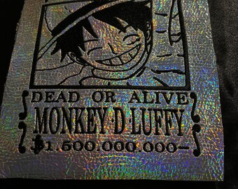 Giant Anime irridescent  patch