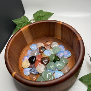 Crystal Heart Carvings