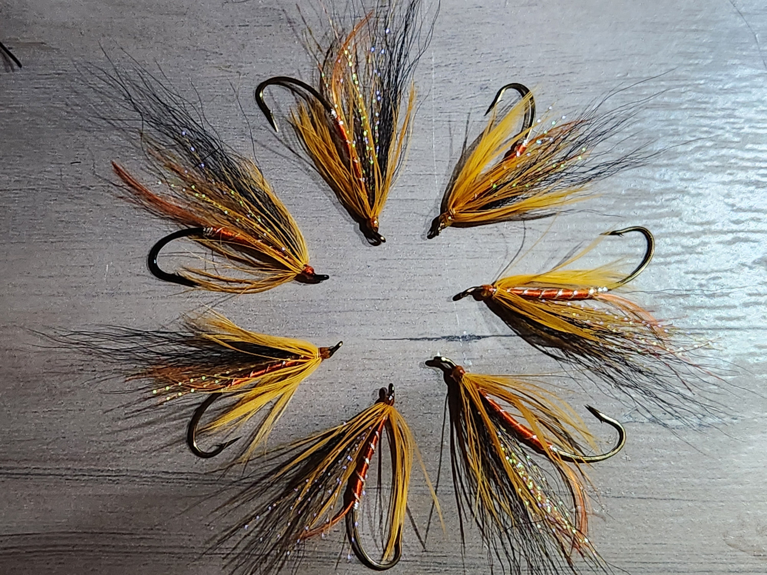 Peach Fly Pattern Steelhead Fly - Peaches 'n Cream Variation - Etsy
