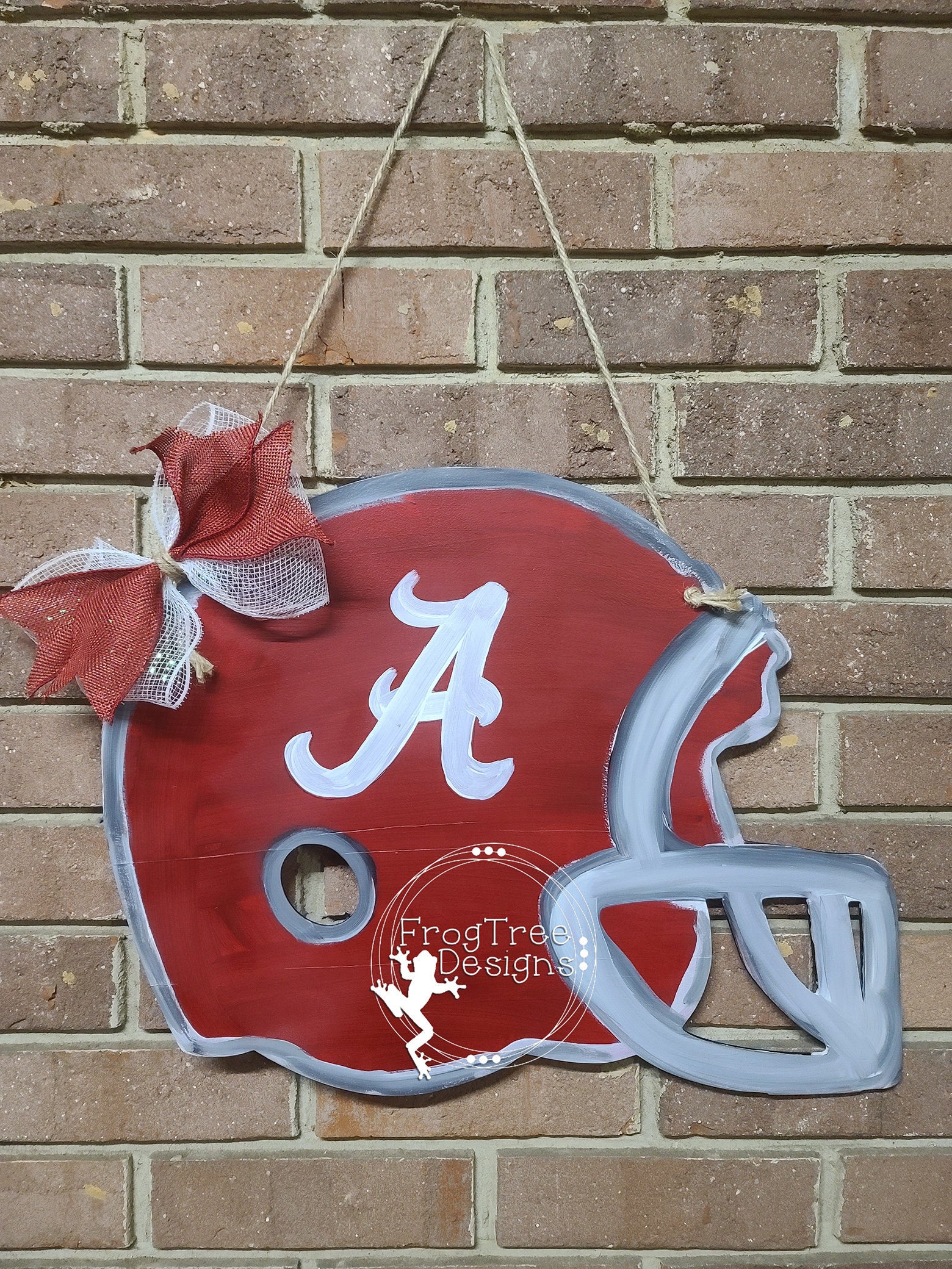 Football Helmet Door Hanger Sports Door Hanger Etsy