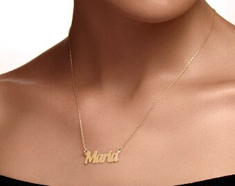 Name Necklace Maria - Etsy