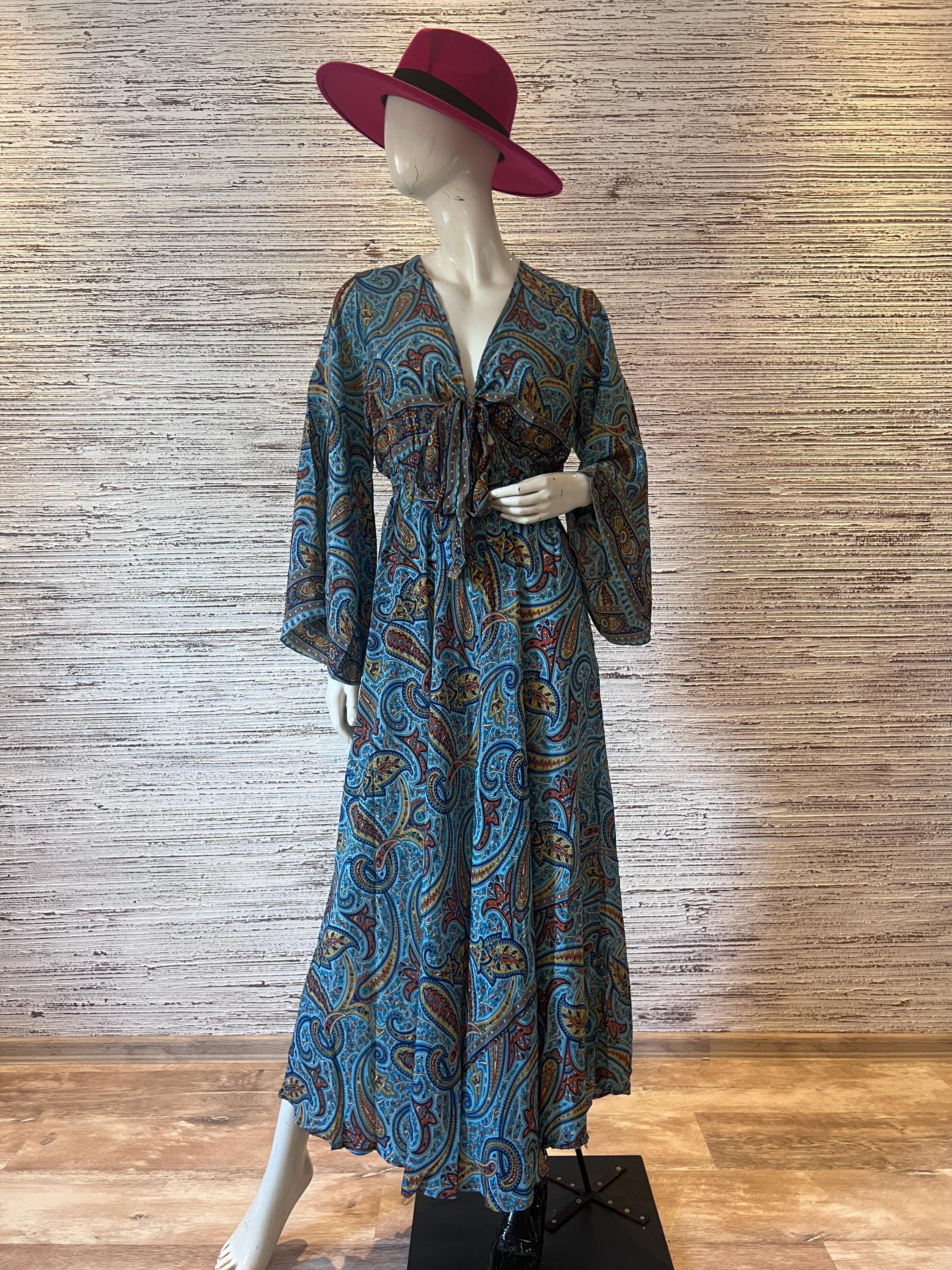 long sleeve boho wrap dress Prettygarden Women's Floral Print Boho Dress Long Sleeve Wrap V Neck Ruffle Belted A-Line Flowy Maxi Dresses, Size: Large, Black