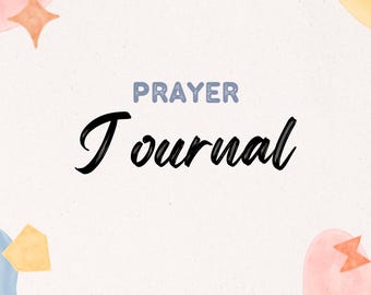 Digital Prayer Journal for iPad – Guided Scripture Study + Faith Planner PDF for Goodnotes