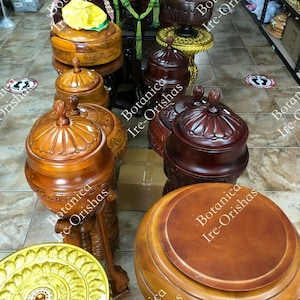Pilon y Batea Para Shango/Chango y Agayu/Agallu