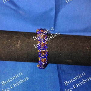 Ide Ilde de Oshosi Ochosi en cristal glass fino religion yoruba ifa