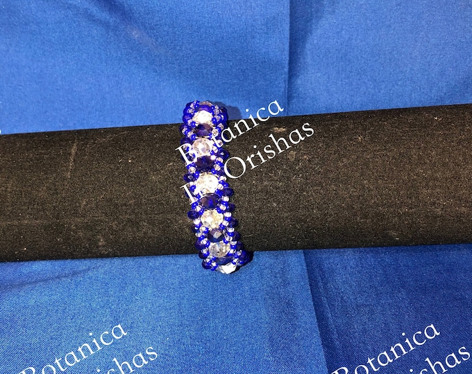 Ide Ilde de Yemaya Jemaya en cristal glass fino religion yoruba ifa