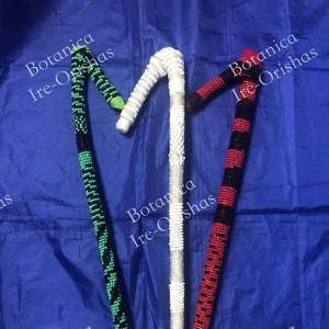 Cane / Baston / Garrabato de Oggun Obatala Eleggua