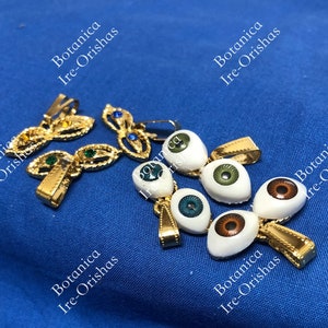 Ojitos de Santa Lucia/Eye Pendants for Saint Lucia YORUBA IFA SANTERIA
