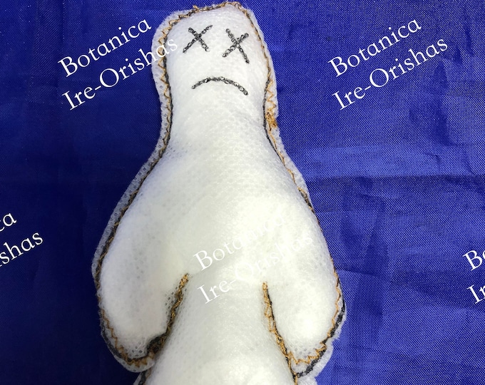 Voodoo Muñeco de trapo blanco cloth doll white religion yoruba ifa santeria