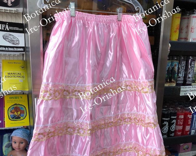 Obba SALLA, SAYA Falda skirt SATIN  religion yoruba ifa