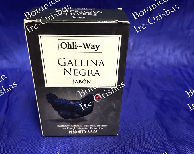 Jabon Gallina Negra Black Hen Soap Religion yoruba ifa santeria orula