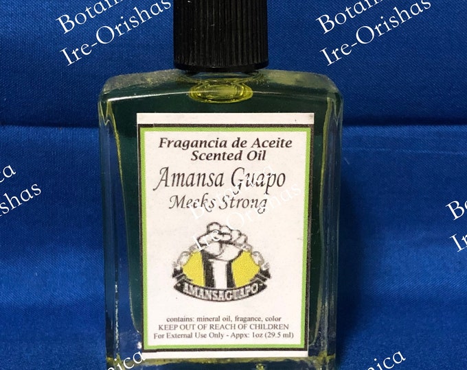 Oil, Aceite MEEKS STRONG, Amansa Guapo  religion yoruba santeria IFA