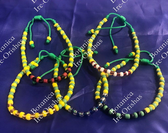 Ides Ildes Iddes de Hilo/String y Cuentas/Beads with Orula