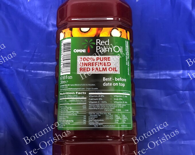 100% Manteca Corojo 2LT / Red Palm Oil 67.63oz