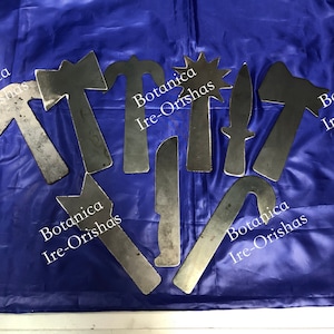 Herramientas TOOLS DE Agayu Agallu Cabecero 9 piezas religion yoruba ifa santeria