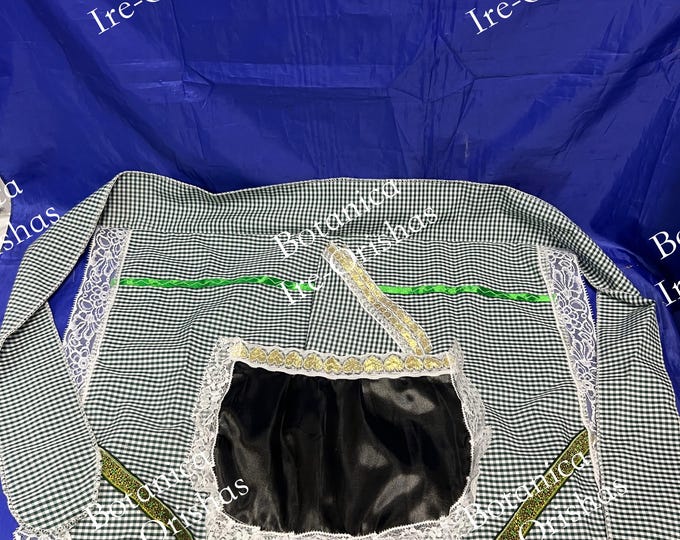 Delantal Delantar  Apron de Oshun Ochun en ginga religion yoruba ifa santeria