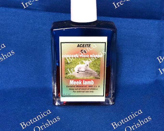 Oil, Aceite Corderito Manso Meek Lamb religion yoruba santeria IFA