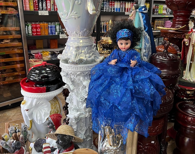 Doll Muneca Yemaya  Fina Elegant religion yoruba ifa Santeria