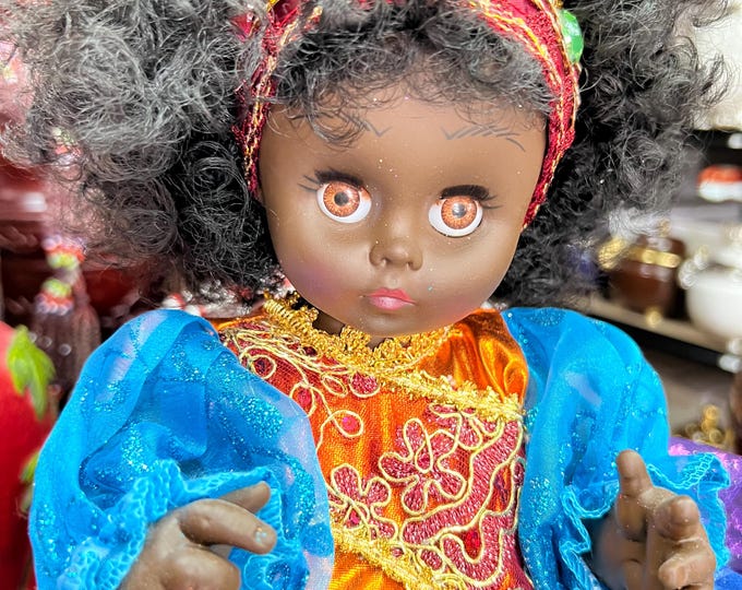 Doll Muneca Oya Olla 9 colores Fina Elegant Elegante religion yoruba ifa Santeria