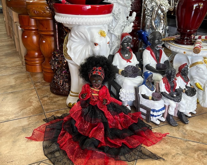 Doll Muneca Elegua Eleggua  Fina Elegant religion yoruba ifa Santeria