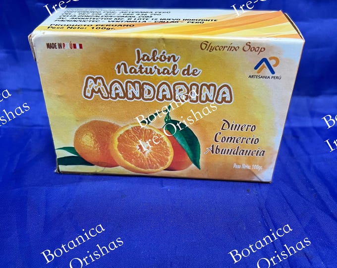 Jabon Javon Mandarina Tangerine  soap Religion yoruba ifa santeria orula