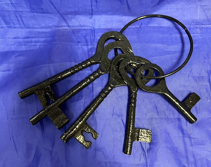 Llave Yave Yabe  Juego de 5 Llaves  de hierro para Oggun Ogun elegua religion yoruba ifa santeria