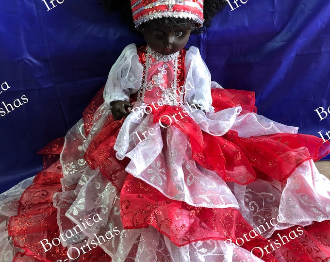 Doll muñeca Shango Chango Fina Elegant religion yoruba ifa Santeria