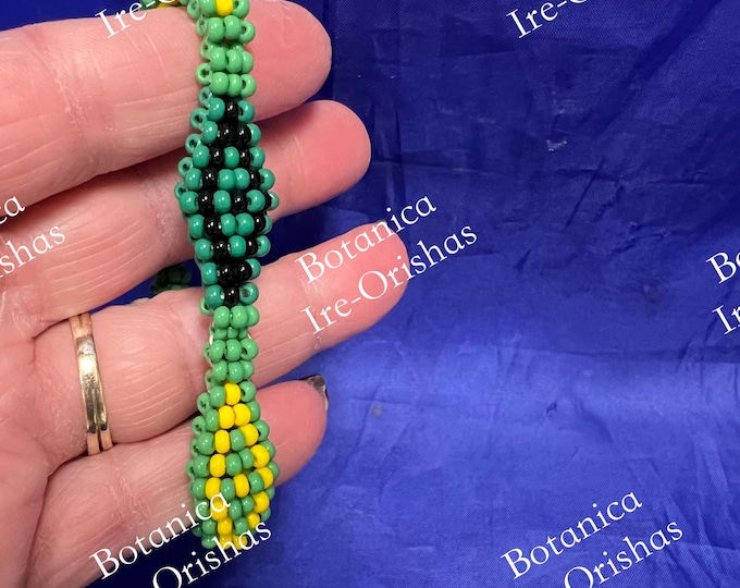 Ilde ide elastizado Orula con Ogun Oggun Gr santeria religion yoruba