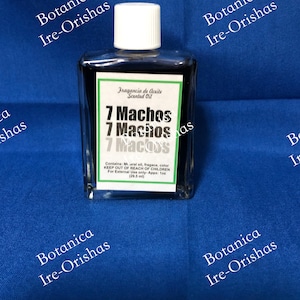 Oil, Aceite 7 Siete Machos religion yoruba santeria