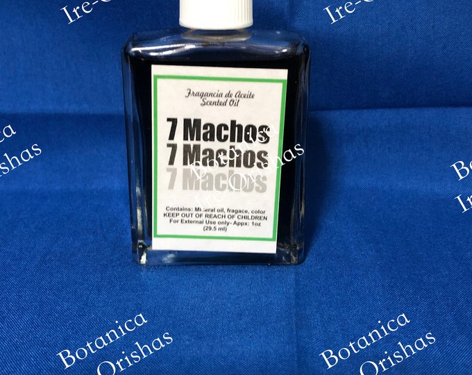 Oil, Aceite 7 Siete Machos religion yoruba santeria