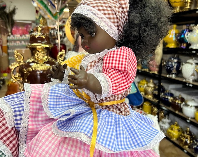 Doll Muneca Oya Olla 9 colores Fina Elegant Elegante religion yoruba ifa Santeria