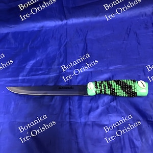 Cuchillo knife de Ogun Oggun Santos Orishas religion yoruba ifa Santeria
