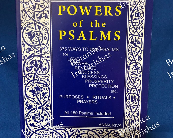 Book Powers of the Psalms ifa santeria yoruba santeria
