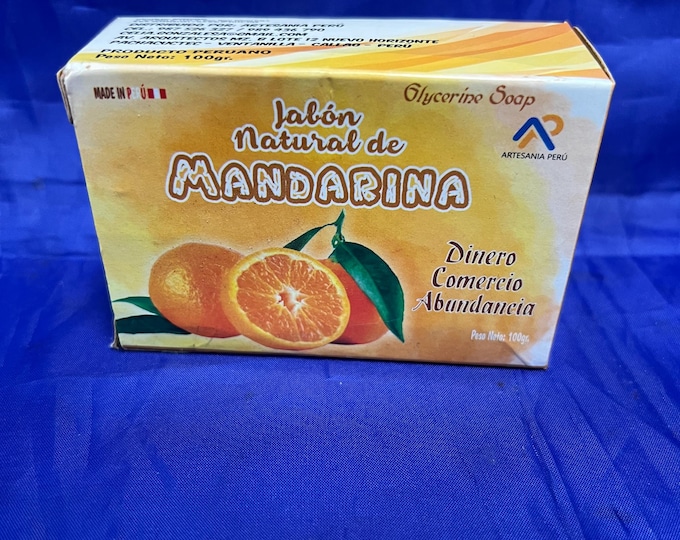 Jabon Javon Mandarina Tangerine  soap Religion yoruba ifa santeria orula