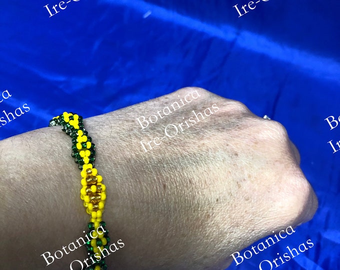 Ilde ide elastizado Orula con Oshun Ochun santeria religion yoruba