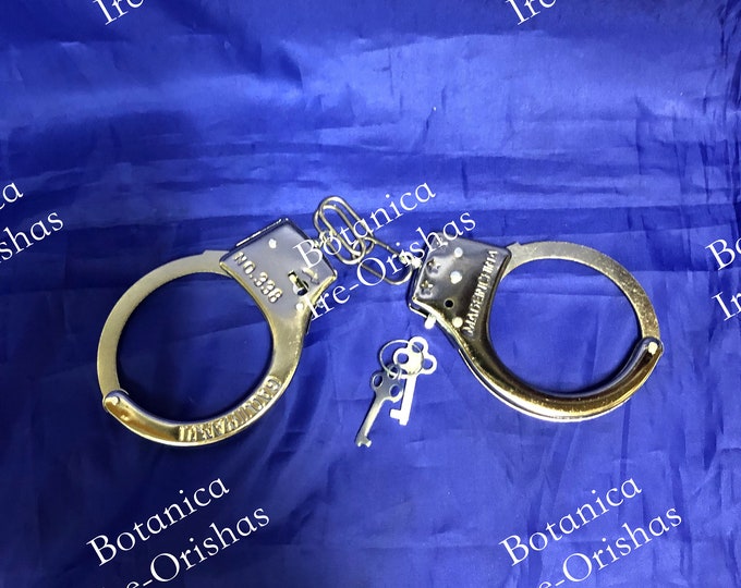 Handcuffs, Esposas de metal OGGUN OGUN OSHOSI religion yoruba ifa santeria