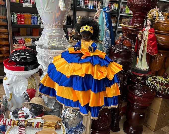 Doll Muneca Oshun Yemaya Dos aguas  Fina Elegant religion yoruba ifa Santeria