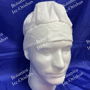 Gorro de rogacion hombre yoruba Santeria orula
