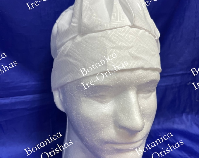 Gorro de rogacion hombre yoruba Santeria orula