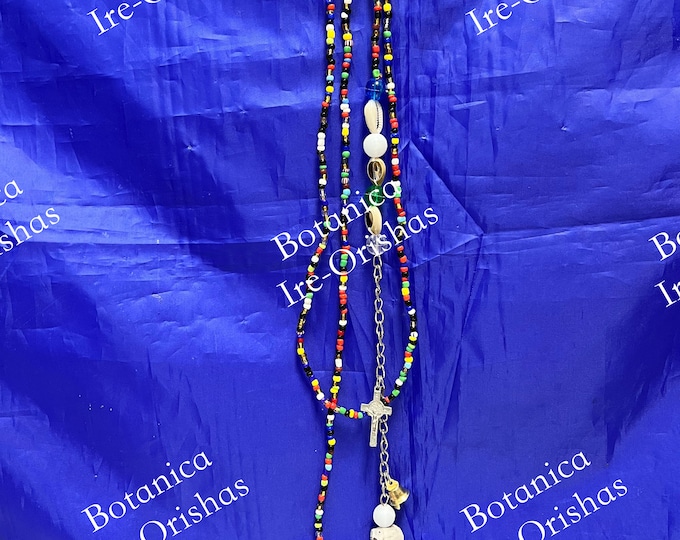 Collar Eleke De PALO Ozain Muerto Eggun Religion yoruba, ifA santeria